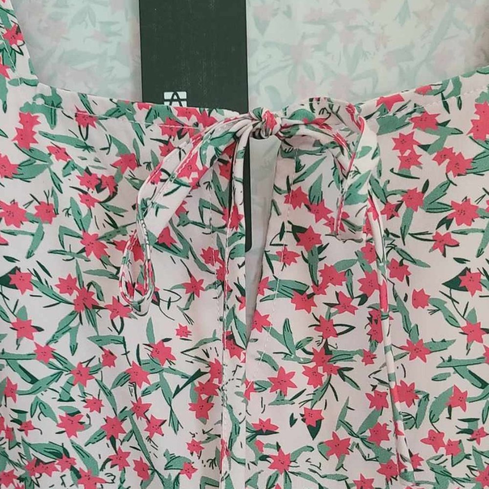 NWT Allegra K Floral Dress - XL